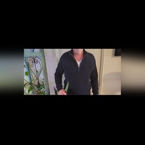 Men's Navy Sweater 100% CASHMERE, SIZE M